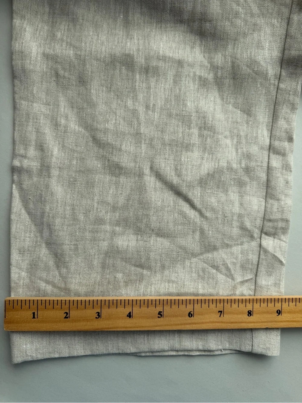 NWT Reformation Finn Linen Pants Oatmeal Beige High Rise Paperbag Wide Leg (4)